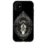 Carcasa para iPhone 11 Distinguido Schnauzer Vintage Barbudo Caballero