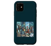 Carcasa para iPhone 11 Diverse Warriors: Pintura vikinga Romana en Miniatura