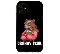 Carcasa para iPhone 11 Divertida Abuelita Oso Y Su Nieto: Día De La Abuela