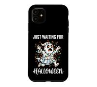 Carcasa para iPhone 11 Divertidas Luces de Navidad Fantasmas Esperando Halloween