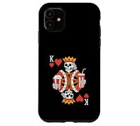 Carcasa para iPhone 11 Divertidas Palomitas de maíz de Carnaval de Esqueleto del Rey