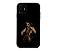 Carcasa para iPhone 11 Divertido Abraham Lincoln Tocando Violonchelo Música clásica Violonchelo