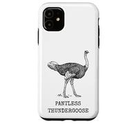 Carcasa para iPhone 11 Divertido Avestruz sin Pantalones Thundergoose Nombre Animal Broma estúpida