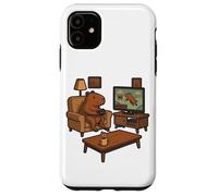 Carcasa para iPhone 11 Divertido Capybara Gamer Meme Cozy Animal Gaming Broma Juego Retro