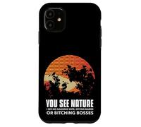 Carcasa para iPhone 11 Divertido Caza Ves Naturaleza No Veo Nagging Esposa