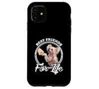 Carcasa para iPhone 11 Divertido diseño Chino con Cresta de Mejores Amigos con Cresta China