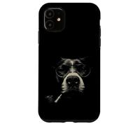 Carcasa para iPhone 11 Divertido diseño Intelectual para Amantes de los Perros