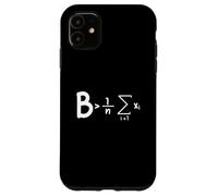 Carcasa para iPhone 11 Divertido diseño matemático de ecuación sobre ser mayor que el promedio
