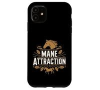 Carcasa para iPhone 11 Divertido Entrenador de Caballos Mane Attraction