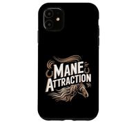 Carcasa para iPhone 11 Divertido Entrenador de Caballos Mane Attraction
