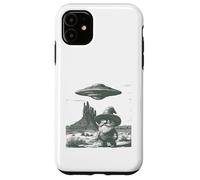 Carcasa para iPhone 11 Divertido gnomo del Desierto OVNI Alien Western Encounter Design