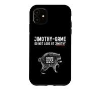 Carcasa para iPhone 11 Divertido Jimothy Juego No Mires Al Mapache Gamer Meme Ropa
