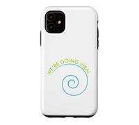 Carcasa para iPhone 11 Divertido Juego de Palabras de microbiología Nos Estamos volviendo virales