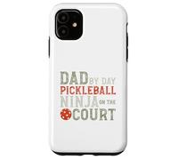 Carcasa para iPhone 11 Divertido Pickleball Dad Pickleball Ninja para Hombre