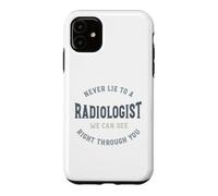 Carcasa para iPhone 11 Divertido Radiología Juego de Palabras Radiólogo Humor