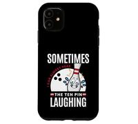 Carcasa para iPhone 11 Divertido Regalo de Bolos Sometimes I Hear Ten Pin Laughing