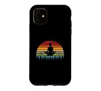 Carcasa para iPhone 11 Divertidos Instructores de Yoga para meditación, diseño Retro