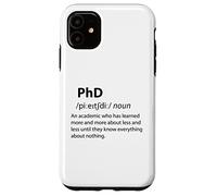 Carcasa para iPhone 11 Doctorado Divertido Diccionario Definición Doctorado Estudiante Graduación