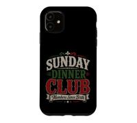 Carcasa para iPhone 11 Domingo Cena Miembros Desde Nacimiento Italian Family Food
