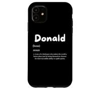 Carcasa para iPhone 11 Donald Definition Personalized Trump Name Costume For Donald
