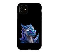 Carcasa para iPhone 11 Dragón Chica Dragón Chino Estampado Llevando Gafas De