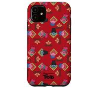 Carcasa para iPhone 11 DreamWorks Trolls Lunar New Year Red All-Over Print
