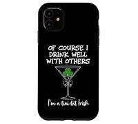 Carcasa para iPhone 11 Drinks Well with Others St Patrick's Tini bit Irish Drinking