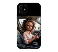 Carcasa para iPhone 11 Driving To Work Meme Funny
