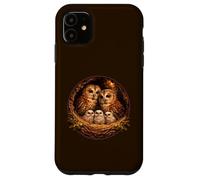 Carcasa para iPhone 11 Dulce cárabo del Bosque observador de pájaros, pájaro Nocturno búho pájaros