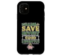 Carcasa para iPhone 11 Earn Save Invest Good Lifestyle Finance Budget Money -