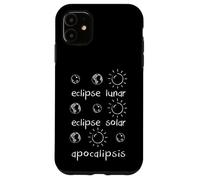 Carcasa para iPhone 11 Eclipse Solar Lunar y Apocalipsis - Ciencia Divertida
