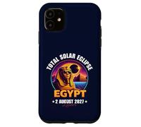 Carcasa para iPhone 11 Eclipse Solar Total Agosto 2, 2027 Egipto Esfinge Astronomía
