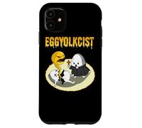 Carcasa para iPhone 11 Eggyolkcist - Huevo con Humor Negro y Parodia de Exorcismo