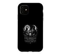 Carcasa para iPhone 11 El Amanecer Divide a los Amantes del Sol y la Luna celestiales nocturnos