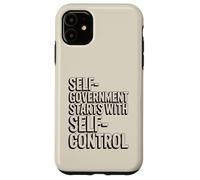 Carcasa para iPhone 11 El autogobierno Comienza con el autocontrol