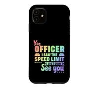 Carcasa para iPhone 11 El Conductor VIO el límite de Velocidad no VIO el Exceso de Velocidad del Oficial de policía