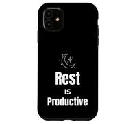 Carcasa para iPhone 11 El Descanso es motivación productiva de autocuidado para el Bienestar de Las Mujeres