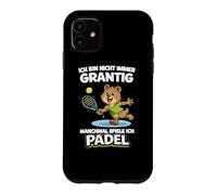 Carcasa para iPhone 11 El Divertido Oso del Pádel No Siempre Está De Mal Humor -
