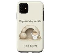 Carcasa para iPhone 11 Él ha resucitado Resurrección Cristiana de Pascua
