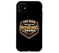Carcasa para iPhone 11 El Hombre El Mito La Leyenda del Remo Entrenador Atleta Broma Divertida