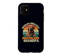 Carcasa para iPhone 11 El Mejor Perro Broholmer del Mundo, Abuelo, Divertido dueño de Perros Retro