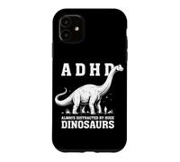 Carcasa para iPhone 11 El TDAH Siempre distraído por enormes Dinosaurios Conciencia sobre el TDAH