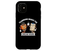 Carcasa para iPhone 11 El Trabajo en Equipo Hace Que el Trabajo soñado Cita Humor Team Building