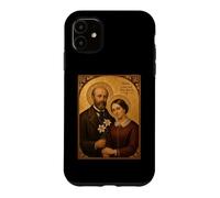 Carcasa para iPhone 11 Elegante Icono católico de los Santos Luis y Celia Martín