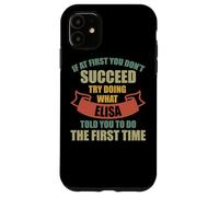 Carcasa para iPhone 11 Elisa Personalized Name Shirt Elisa First Name