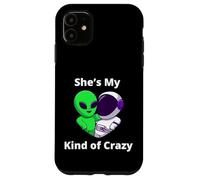 Carcasa para iPhone 11 Ella es mi Tipo de Pareja Loca Diseño Nerd Love