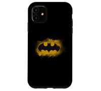 Carcasa para iPhone 11 Emblema de Noche de héroe Amarillo con Logotipo de Batman