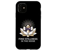 Carcasa para iPhone 11 Encuentra la quietud en el Ruido Hatha Yoga Practicante
