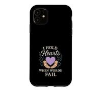 Carcasa para iPhone 11 Enfermera de hospicio Cuidados paliativos RN Compasión Trabajo Final de la Vida