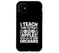 Carcasa para iPhone 11 Enseño a Las Manzanas más Lindas del huerto Lindo Profesor de otoño